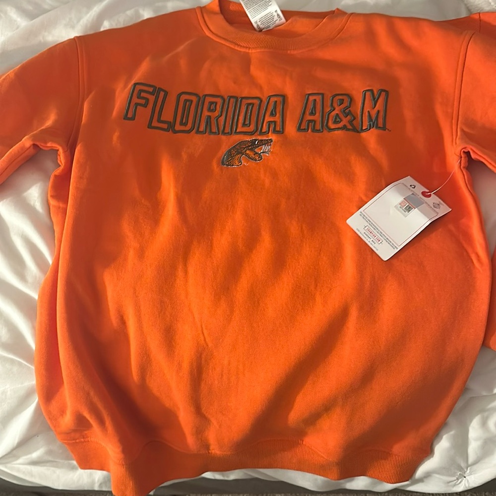 Florida A&M rattlers orange Champion sweatshirt